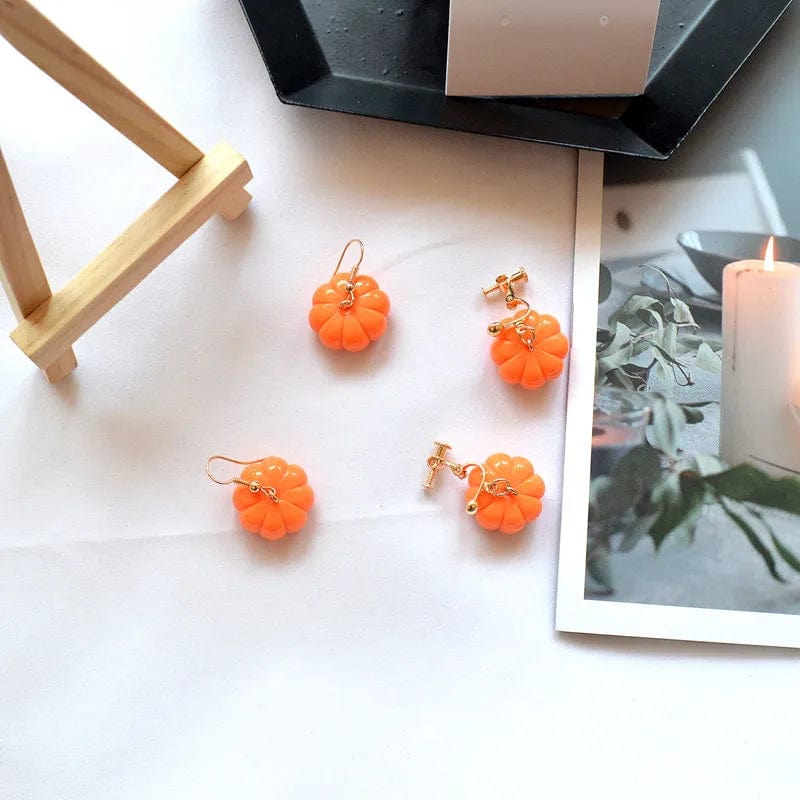 Eleganza Italiana Punk Goth Statement Earrings Trendy Fashion Jewelry 90s Y2k Gifts New Halloween Moon Pumpkin Plant Earrings for Women Acrylic Streetwear high fashion shein amazon temu target Walmart online