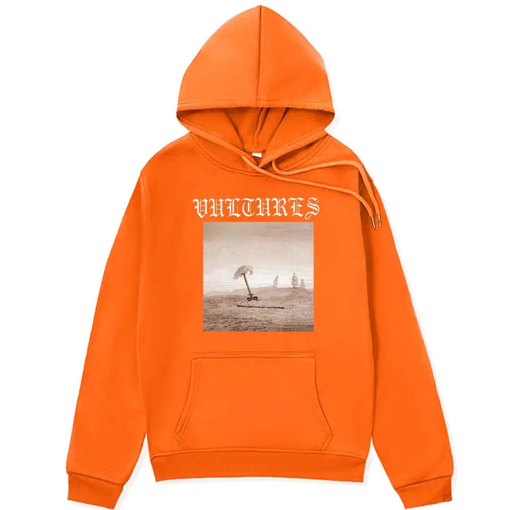 Eleganza Italiana Rapper Kanye West Vultures Graphic Hoodie Fashion Hip Hop Oversized Sweatshirts Unisex Y2k Clothes Fall Fleece Pullover Hoodies Streetwear high fashion shein amazon temu target Walmart online