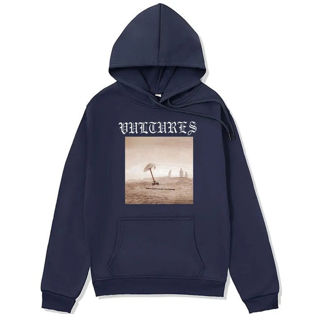 Eleganza Italiana Rapper Kanye West Vultures Graphic Hoodie Fashion Hip Hop Oversized Sweatshirts Unisex Y2k Clothes Fall Fleece Pullover Hoodies Streetwear high fashion shein amazon temu target Walmart online