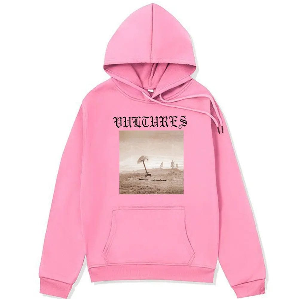 Eleganza Italiana Rapper Kanye West Vultures Graphic Hoodie Fashion Hip Hop Oversized Sweatshirts Unisex Y2k Clothes Fall Fleece Pullover Hoodies Streetwear high fashion shein amazon temu target Walmart online