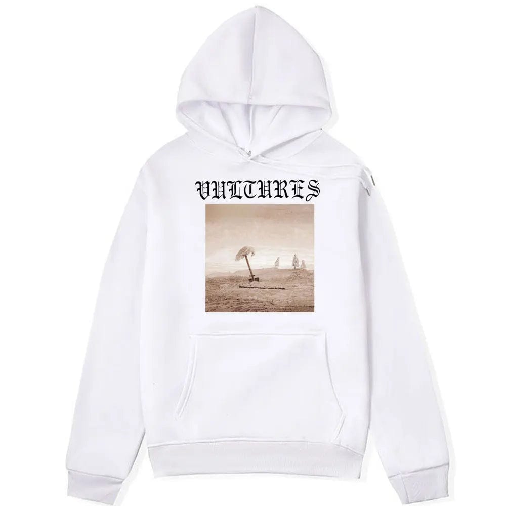 Eleganza Italiana Rapper Kanye West Vultures Graphic Hoodie Fashion Hip Hop Oversized Sweatshirts Unisex Y2k Clothes Fall Fleece Pullover Hoodies Streetwear high fashion shein amazon temu target Walmart online