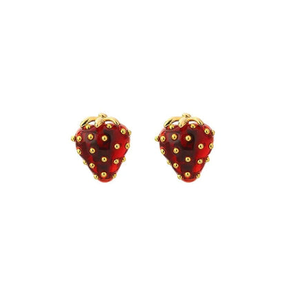 Eleganza Italiana Red Zircon Strawberry Women&