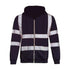 Eleganza Italiana Reflective Hoodie Reflective Strip Men&