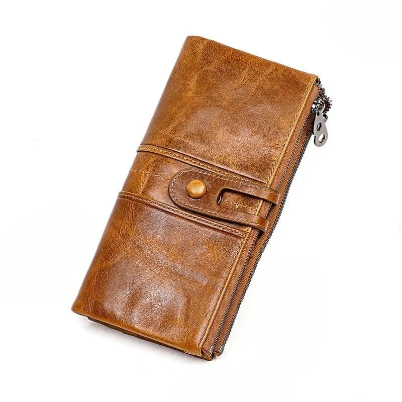 Eleganza Italiana RFID Wallet Women Hasp Zipper Walets Genuine Leather Phone Holder Female Purse Long Womens Wallets Ladies Clutch Coin Purse Streetwear high fashion shein amazon temu target Walmart online