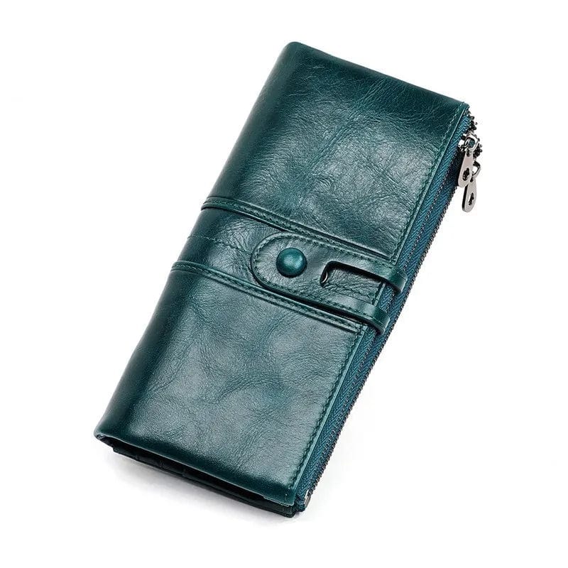 Eleganza Italiana RFID Wallet Women Hasp Zipper Walets Genuine Leather Phone Holder Female Purse Long Womens Wallets Ladies Clutch Coin Purse Streetwear high fashion shein amazon temu target Walmart online