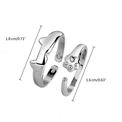 Eleganza Italiana Set of 2 Purple  Adjustable Open Rings Engagement Rings Y2K Adjustable Rings Alloy Material Aesthetic Jewelry Streetwear high fashion shein amazon temu target Walmart online