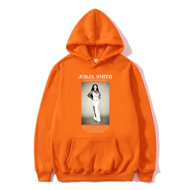 Eleganza Italiana Singer Jorja Smith Falling or Flying Graphic Hoodie Male Fashion Y2k Aesthetic Sweatshirt Men Women Casual Oversized Hoodies Streetwear high fashion shein amazon temu target Walmart online