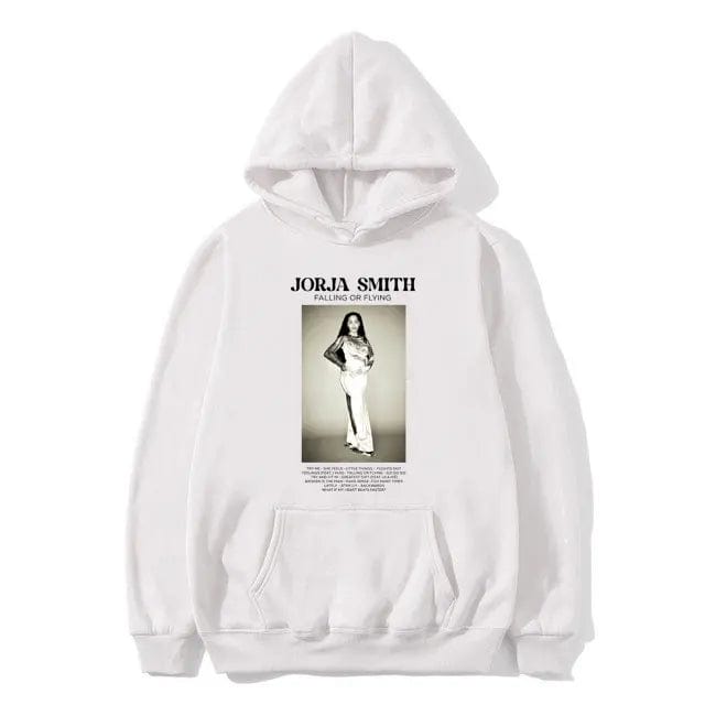 Eleganza Italiana Singer Jorja Smith Falling or Flying Graphic Hoodie Male Fashion Y2k Aesthetic Sweatshirt Men Women Casual Oversized Hoodies Streetwear high fashion shein amazon temu target Walmart online