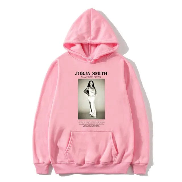 Eleganza Italiana Singer Jorja Smith Falling or Flying Graphic Hoodie Male Fashion Y2k Aesthetic Sweatshirt Men Women Casual Oversized Hoodies Streetwear high fashion shein amazon temu target Walmart online