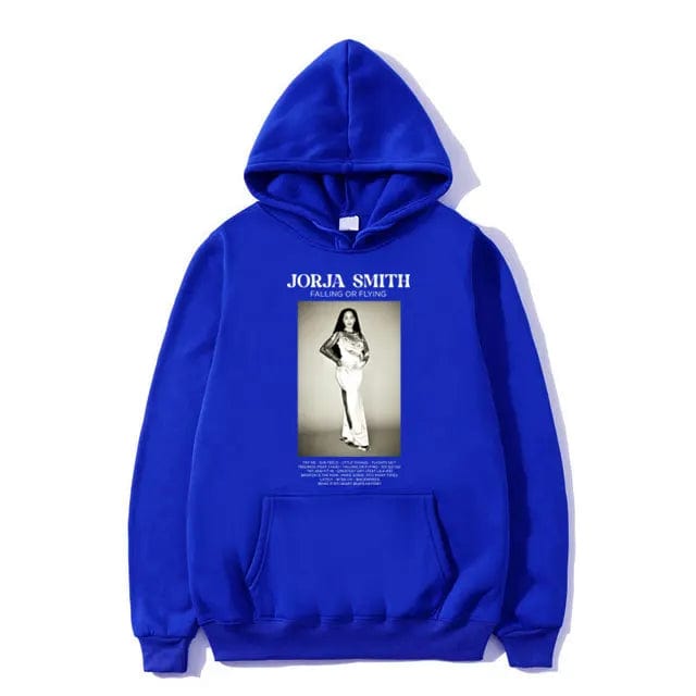 Eleganza Italiana Singer Jorja Smith Falling or Flying Graphic Hoodie Male Fashion Y2k Aesthetic Sweatshirt Men Women Casual Oversized Hoodies Streetwear high fashion shein amazon temu target Walmart online