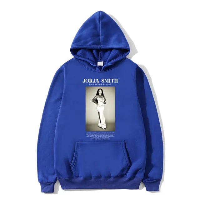 Eleganza Italiana Singer Jorja Smith Falling or Flying Graphic Hoodie Male Fashion Y2k Aesthetic Sweatshirt Men Women Casual Oversized Hoodies Streetwear high fashion shein amazon temu target Walmart online