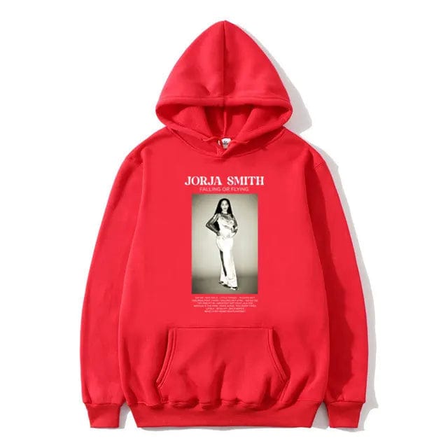 Eleganza Italiana Singer Jorja Smith Falling or Flying Graphic Hoodie Male Fashion Y2k Aesthetic Sweatshirt Men Women Casual Oversized Hoodies Streetwear high fashion shein amazon temu target Walmart online