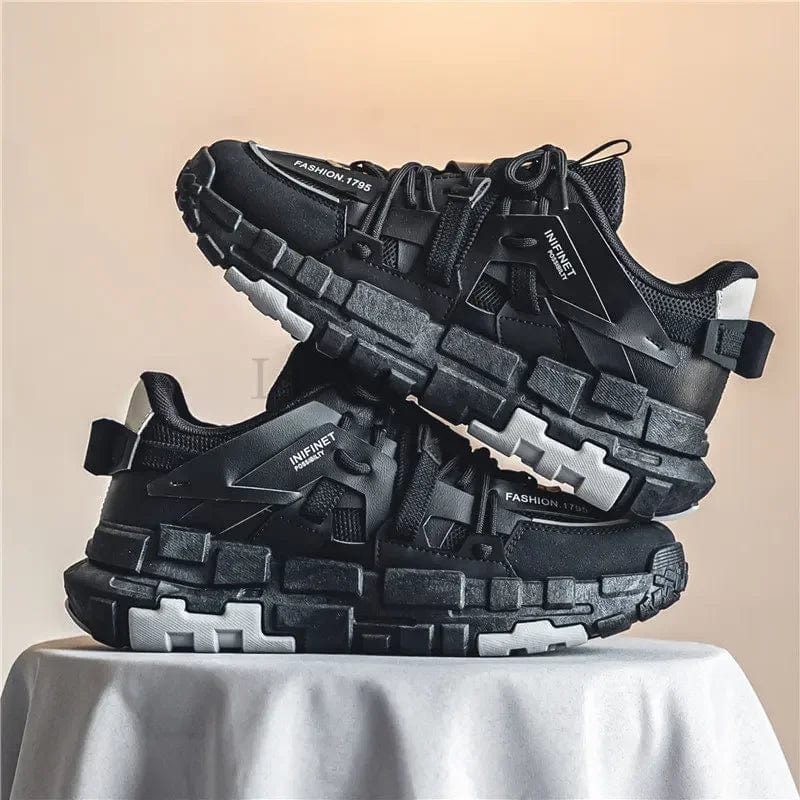 Eleganza Italiana Sneakers Men Mesh Breathable Running Sport Shoes Male Casual Platform Sneakers Lace Up Harajuku Streetwear Trainers Streetwear high fashion shein amazon temu target Walmart online