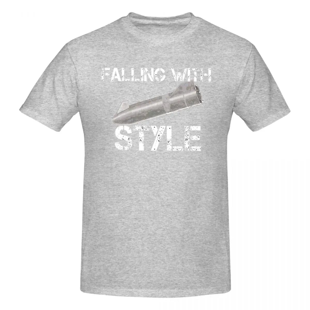 Eleganza Italiana SpaceX Starship SN15 Falling With Style T Shirts Graphic Y2K Anime Quality Mens Women T Shirt Tops Streetwear high fashion shein amazon temu target Walmart online