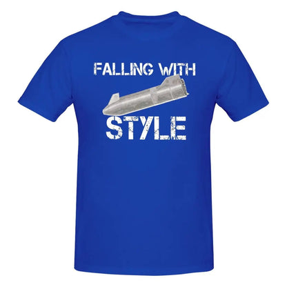 Eleganza Italiana SpaceX Starship SN15 Falling With Style T Shirts Graphic Y2K Anime Quality Mens Women T Shirt Tops Streetwear high fashion shein amazon temu target Walmart online