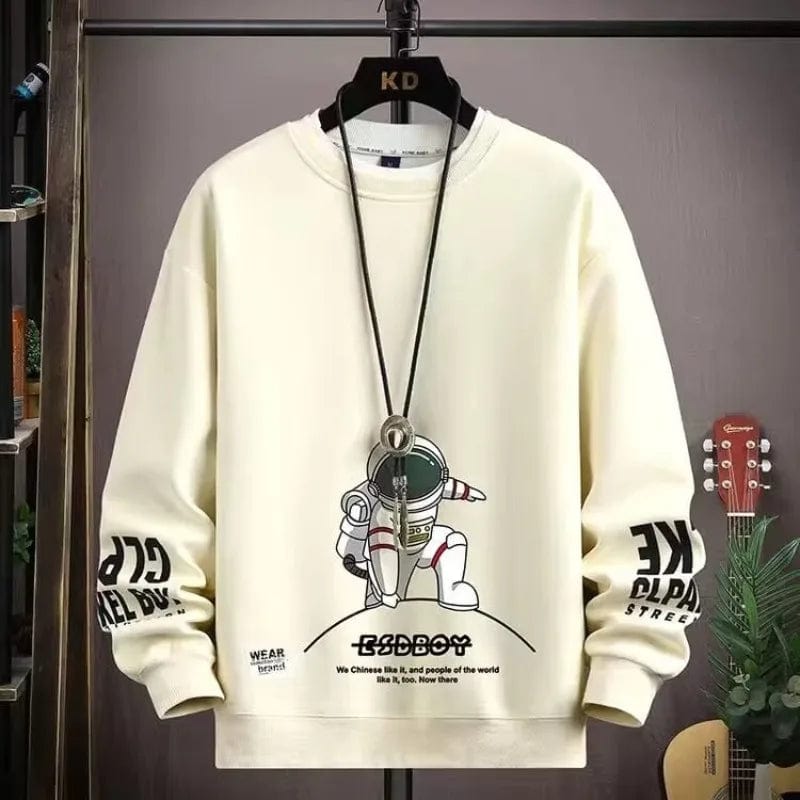 Eleganza Italiana Spring Autumn Men Clothing Hoodies Japan Fashion  Streetwear Long Sleeved Pullover Men Casual Harajuku Graphic Sweatshirt Men Streetwear high fashion shein amazon temu target Walmart online