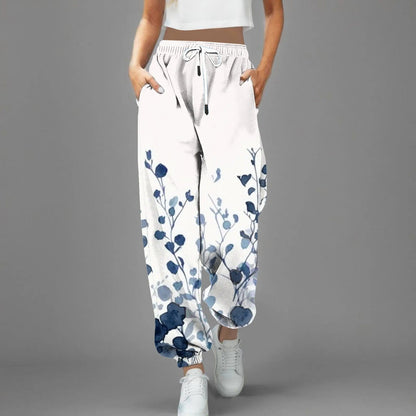 Eleganza Italiana Streetwear Y2k Pants For Women 2024 High Waist Baggy Pockets Harem Pants Parachute Sweatpants Gradient Printed Casual Trousers Streetwear high fashion shein amazon temu target Walmart online