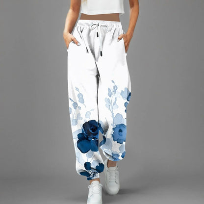 Eleganza Italiana Streetwear Y2k Pants For Women 2024 High Waist Baggy Pockets Harem Pants Parachute Sweatpants Gradient Printed Casual Trousers Streetwear high fashion shein amazon temu target Walmart online