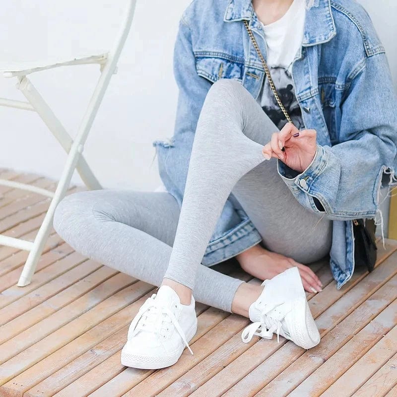 Eleganza Italiana Summer Leggings for Women High Elasticity Female Casual Solid Color Autumn Modal Trousers Ladies Legging Streetwear high fashion shein amazon temu target Walmart online