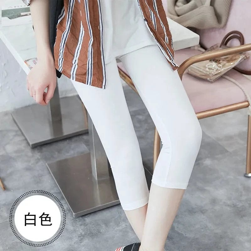 Eleganza Italiana Summer Leggings for Women High Elasticity Female Casual Solid Color Autumn Modal Trousers Ladies Legging Streetwear high fashion shein amazon temu target Walmart online