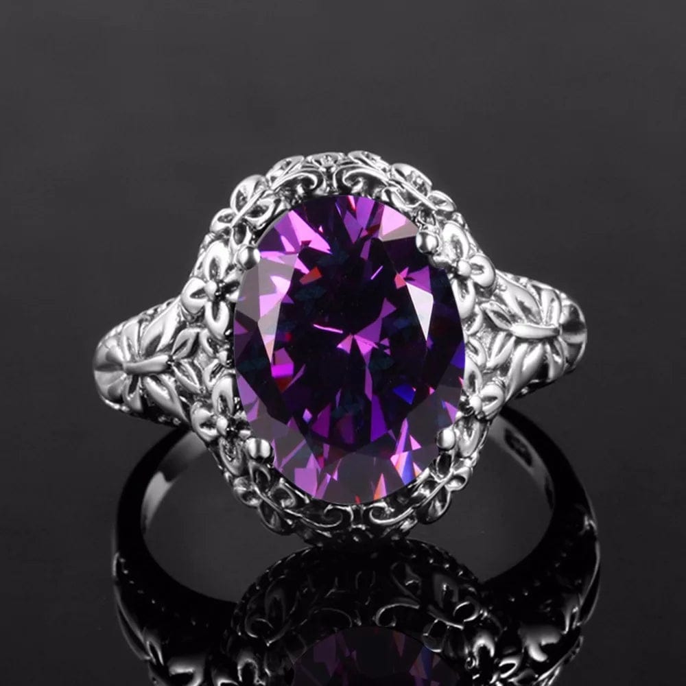 Eleganza Italiana Szjinao Rock Ancient Ethnic 925 Sterling Silver Victoria Butterfly Rings For Women Amethyst Love Jewelry Factory Direct Streetwear high fashion shein amazon temu target Walmart online