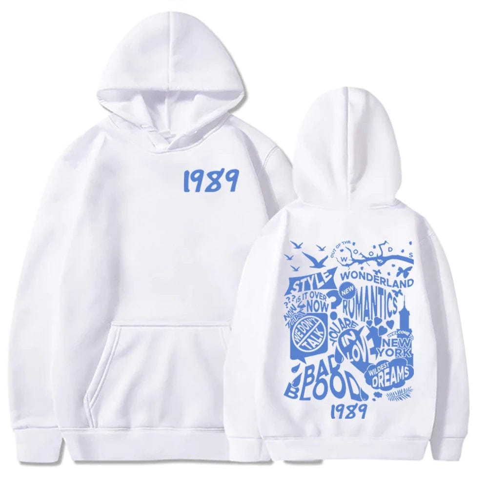 Eleganza Italiana Taylor 1989 Hoodie 1989 Music Album Hoodie Taylor Music Sweatshirt Music Lovers Gift Swift Pullover Tops Streetwear Streetwear high fashion shein amazon temu target Walmart online