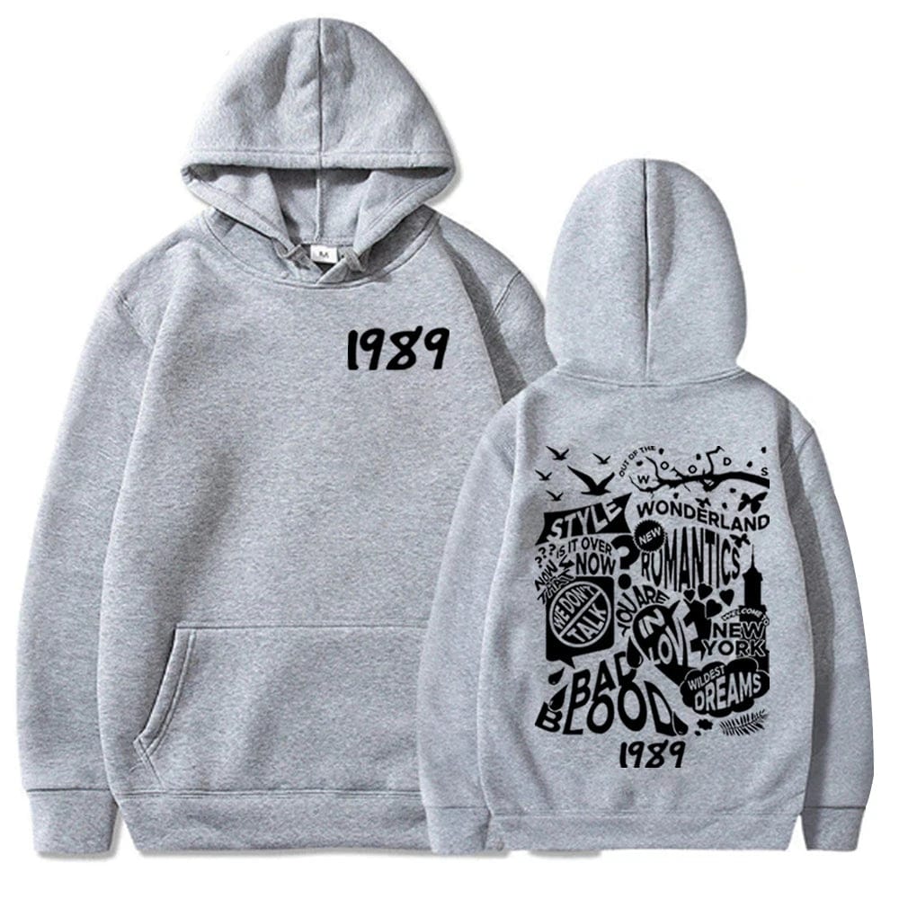 Eleganza Italiana Taylor 1989 Hoodie 1989 Music Album Hoodie Taylor Music Sweatshirt Music Lovers Gift Swift Pullover Tops Streetwear Streetwear high fashion shein amazon temu target Walmart online