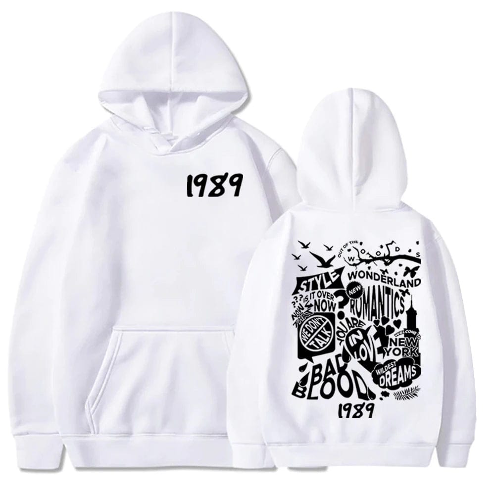 Eleganza Italiana Taylor 1989 Hoodie 1989 Music Album Hoodie Taylor Music Sweatshirt Music Lovers Gift Swift Pullover Tops Streetwear Streetwear high fashion shein amazon temu target Walmart online