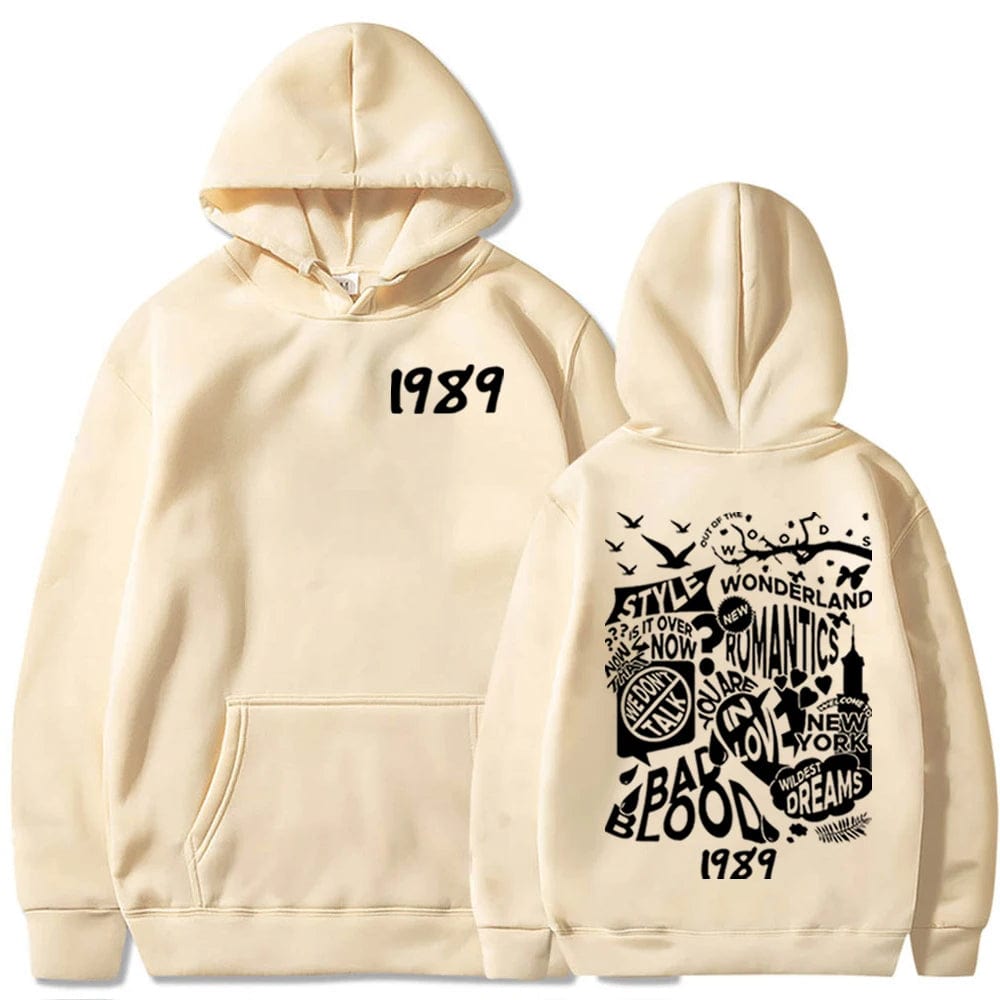 Eleganza Italiana Taylor 1989 Hoodie 1989 Music Album Hoodie Taylor Music Sweatshirt Music Lovers Gift Swift Pullover Tops Streetwear Streetwear high fashion shein amazon temu target Walmart online