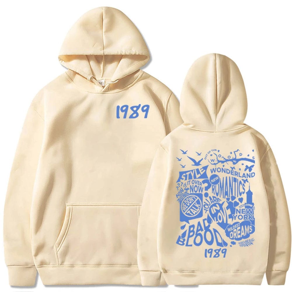 Eleganza Italiana Taylor 1989 Hoodie 1989 Music Album Hoodie Taylor Music Sweatshirt Music Lovers Gift Swift Pullover Tops Streetwear Streetwear high fashion shein amazon temu target Walmart online