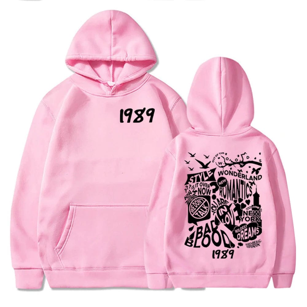 Eleganza Italiana Taylor 1989 Hoodie 1989 Music Album Hoodie Taylor Music Sweatshirt Music Lovers Gift Swift Pullover Tops Streetwear Streetwear high fashion shein amazon temu target Walmart online