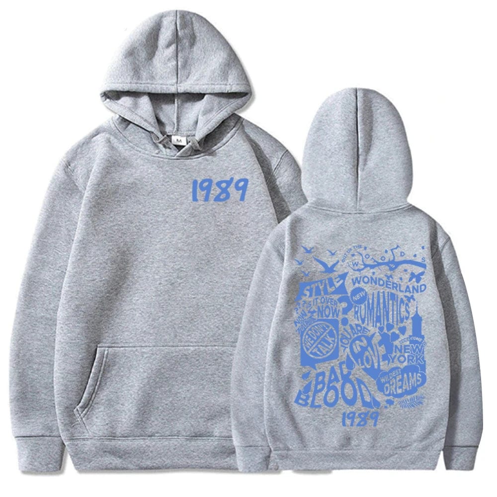 Eleganza Italiana Taylor 1989 Hoodie 1989 Music Album Hoodie Taylor Music Sweatshirt Music Lovers Gift Swift Pullover Tops Streetwear Streetwear high fashion shein amazon temu target Walmart online