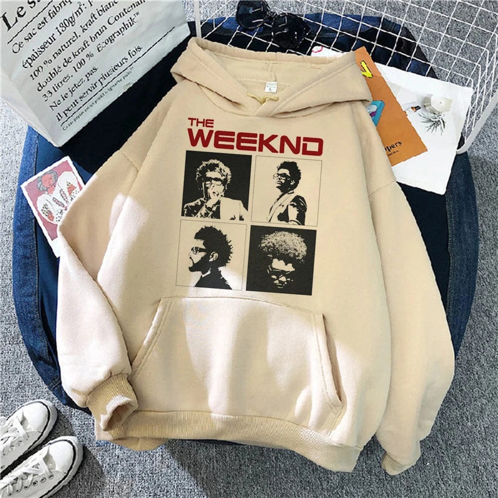 Eleganza Italiana the Weeknd hoodies women sweat y2k aesthetic y2k aesthetic long sleeve top clothes women long sleeve top tracksuit Streetwear high fashion shein amazon temu target Walmart online