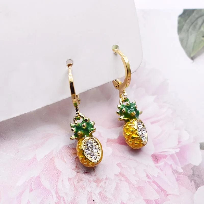 Eleganza Italiana Trending Earrings For Women Girls Cute Fruit Strawberry Banana Apple Candy Kids Funny Resin Metal Enamel Charms 3D Fruit Earring Streetwear high fashion shein amazon temu target Walmart online