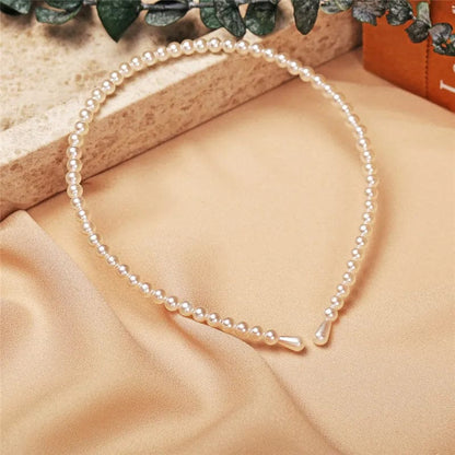 Eleganza Italiana VAGZEB Fashion Full Pearl Hairbands Elastic Flower Women Hair Hoop Bands Headband Bezel Girls Hair Accessories Headdress Streetwear high fashion shein amazon temu target Walmart online