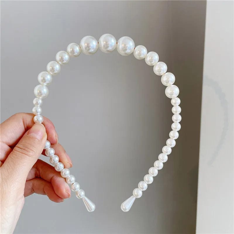 Eleganza Italiana VAGZEB Fashion Full Pearl Hairbands Elastic Flower Women Hair Hoop Bands Headband Bezel Girls Hair Accessories Headdress Streetwear high fashion shein amazon temu target Walmart online