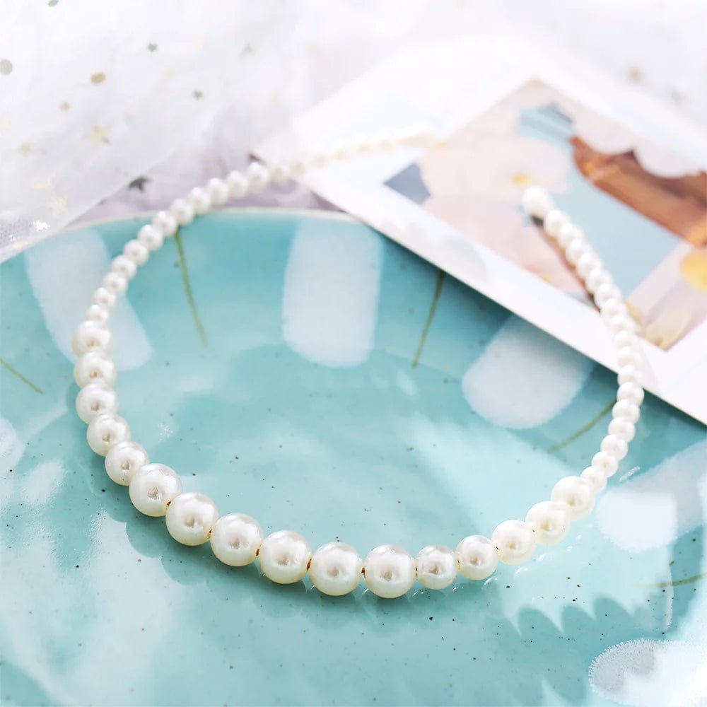 Eleganza Italiana VAGZEB Fashion Full Pearl Hairbands Elastic Flower Women Hair Hoop Bands Headband Bezel Girls Hair Accessories Headdress Streetwear high fashion shein amazon temu target Walmart online