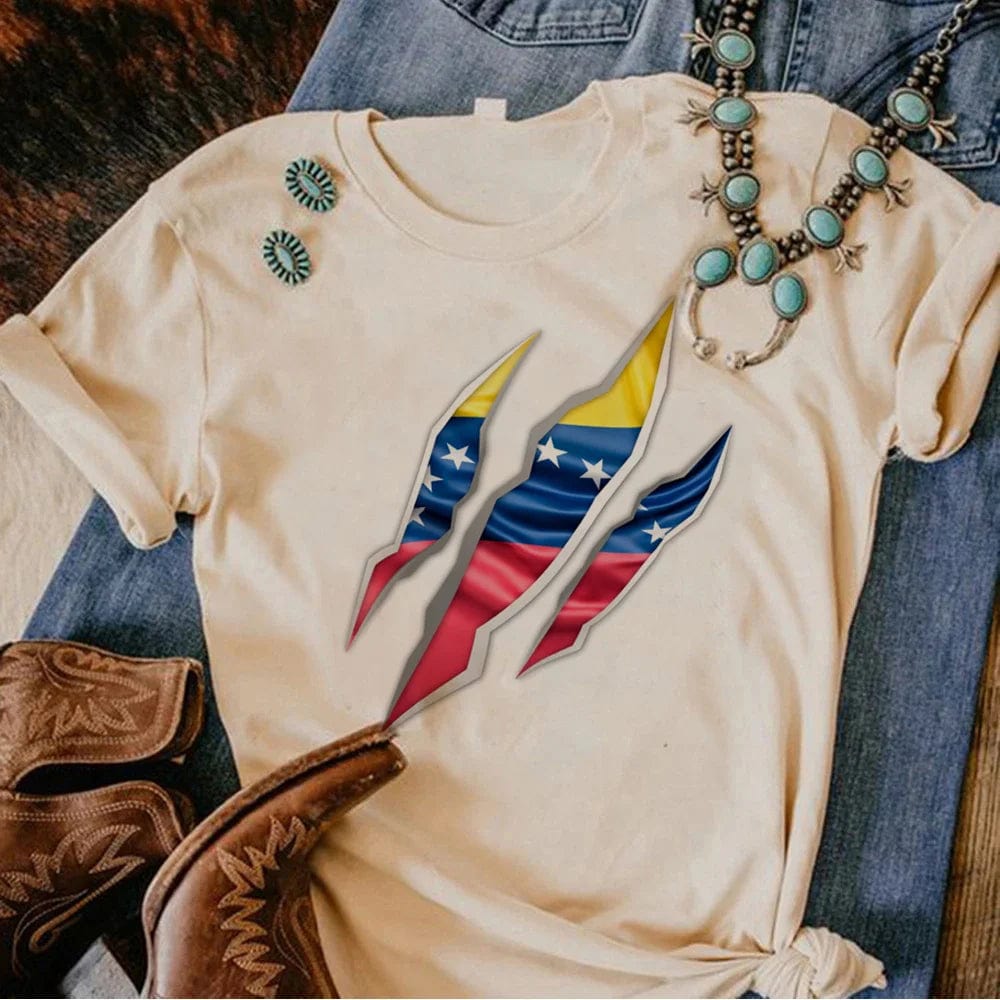 Eleganza Italiana Venezuela t shirt women Y2K manga streetwear t shirt girl y2k funny streetwear clothes Streetwear high fashion shein amazon temu target Walmart online