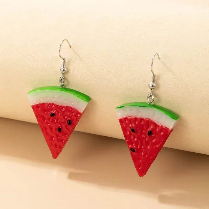 Eleganza Italiana VIVILADY Sweet Cute Radish Strawberry Watermelon Vegetable Fruit Drop Earrings Female Girl Piercing Jewelry Rural Drop Shipping Streetwear high fashion shein amazon temu target Walmart online