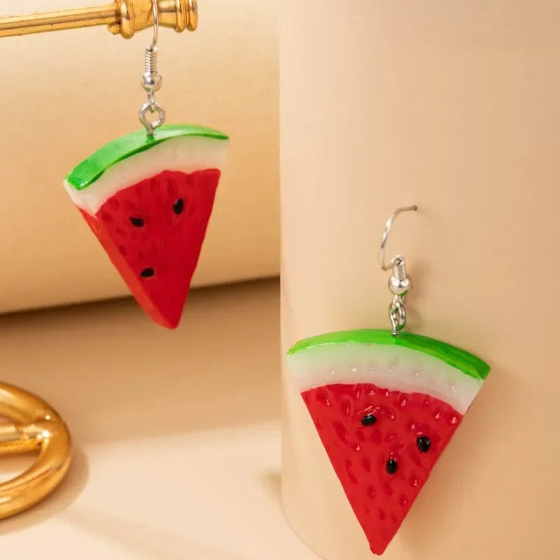 Eleganza Italiana VIVILADY Sweet Cute Radish Strawberry Watermelon Vegetable Fruit Drop Earrings Female Girl Piercing Jewelry Rural Drop Shipping Streetwear high fashion shein amazon temu target Walmart online