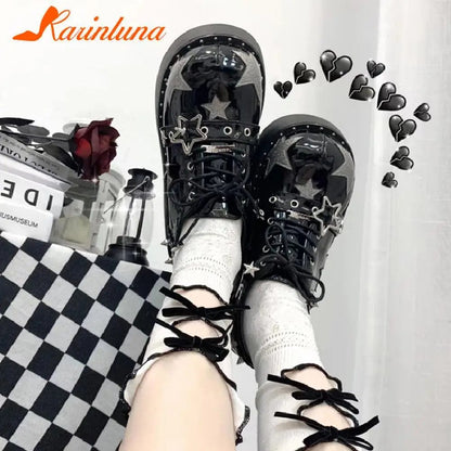 Eleganza Italiana Wedge High Heels Y2k Shoes 2023 Summer Hot Star Graffiti Women Shoes On Platform Punk Gothic Lolita Mary Jean Platform Shoes Streetwear high fashion shein amazon temu target Walmart online