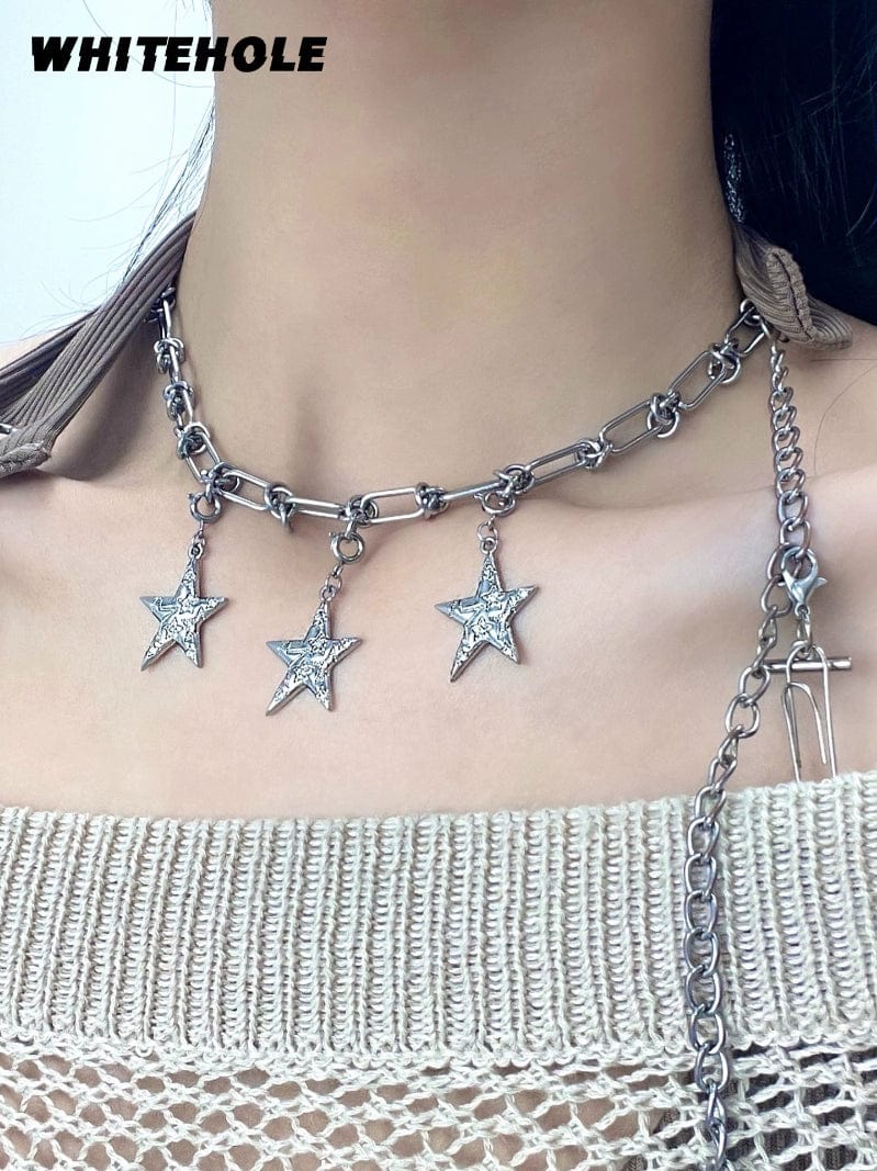 Eleganza Italiana Whitehole Punk &amp; Rock Subculture Necklace Streetwear high fashion shein amazon temu target Walmart online