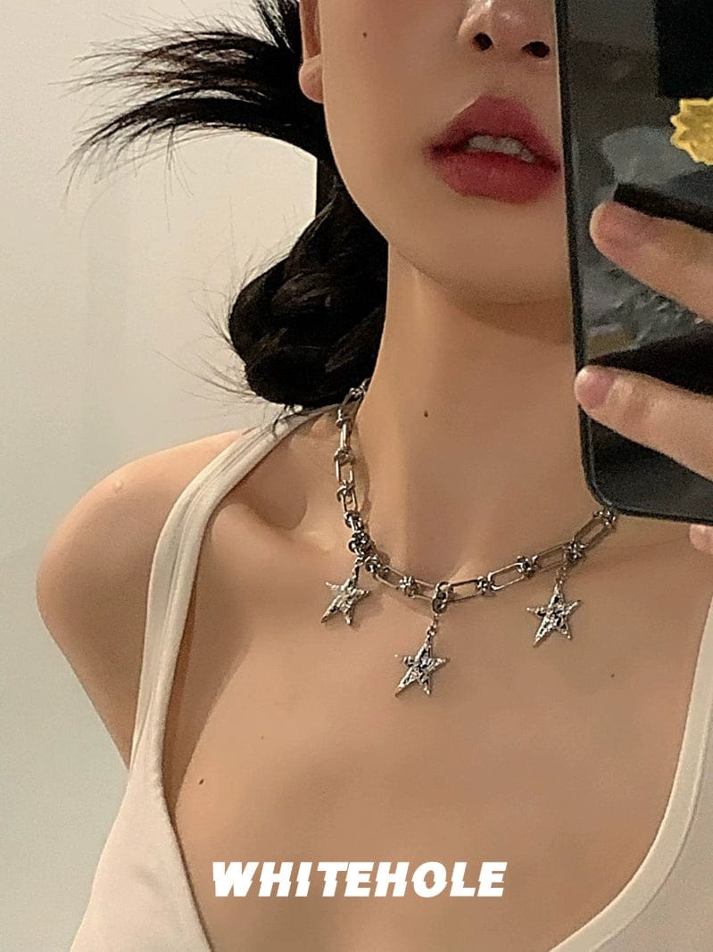 Eleganza Italiana Whitehole Punk &amp; Rock Subculture Necklace Streetwear high fashion shein amazon temu target Walmart online