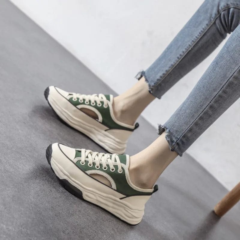 Eleganza Italiana Women Footwear Black Canvas Ladies Shoes Lace Up Low Trends 2024 Y2k Fashion Summer Luxury Shoe on Offer Walking New Light A 39 Streetwear high fashion shein amazon temu target Walmart online