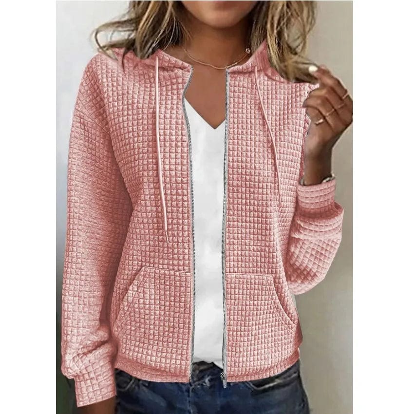 Eleganza Italiana Women Hoodid 2023 Jacket Y2k Zipper Hooded Cardigan Tops Fashion Casual Long Sleeve Sweatshirt Coat Autumn Winter New Outer Wear Streetwear high fashion shein amazon temu target Walmart online