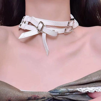 Eleganza Italiana Y2g Ballet Necklace Subculture Dopamine Bow Streetwear high fashion shein amazon temu target Walmart online