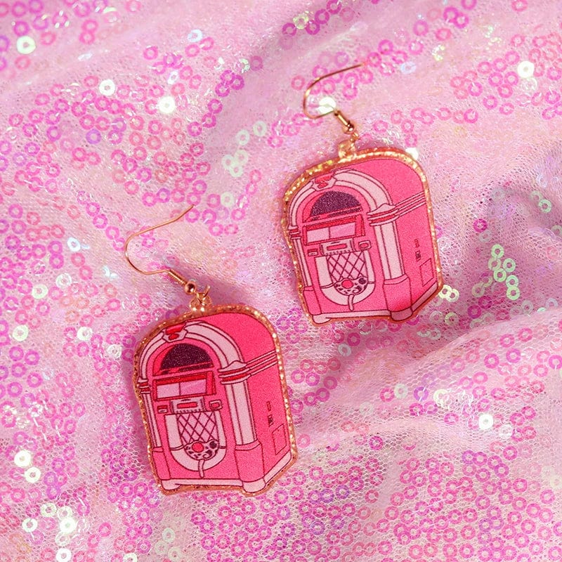 Eleganza Italiana Y2k Earrings For Women Hip Hop Pink Cute Flame Snake Rock Lightning Queen Alien Set Streetwear high fashion shein amazon temu target Walmart online