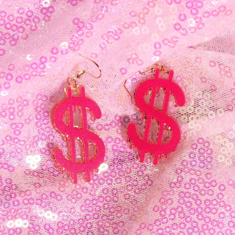 Eleganza Italiana Y2k Earrings For Women Hip Hop Pink Cute Flame Snake Rock Lightning Queen Alien Set Streetwear high fashion shein amazon temu target Walmart online