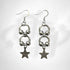 Eleganza Italiana Y2k Gothic Hottie Stainless Steel Rivets Hoop Earrings Women Hip Hop Punk Teeth Heart Bow Star Dangle Earrings Party Jewelry Streetwear high fashion shein amazon temu target Walmart online