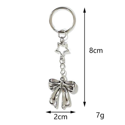 Eleganza Italiana Y2K Keychains Star Moon Metal Key Rings For Women Men Friendship Gift Handbag Bag Decoration Handmade Jewelry Streetwear high fashion shein amazon temu target Walmart online